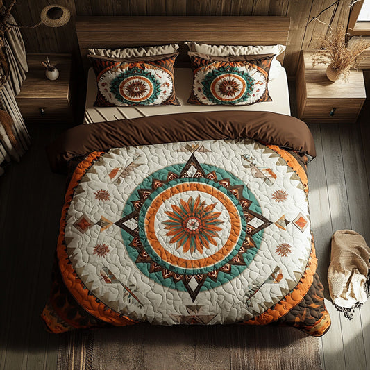 Native American Tribal Mandala WU1802016CL Duvet Cover Set