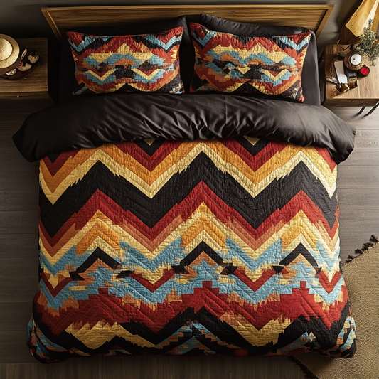 Native American Tribal Patchwork WU2001016CL Duvet Cover Set