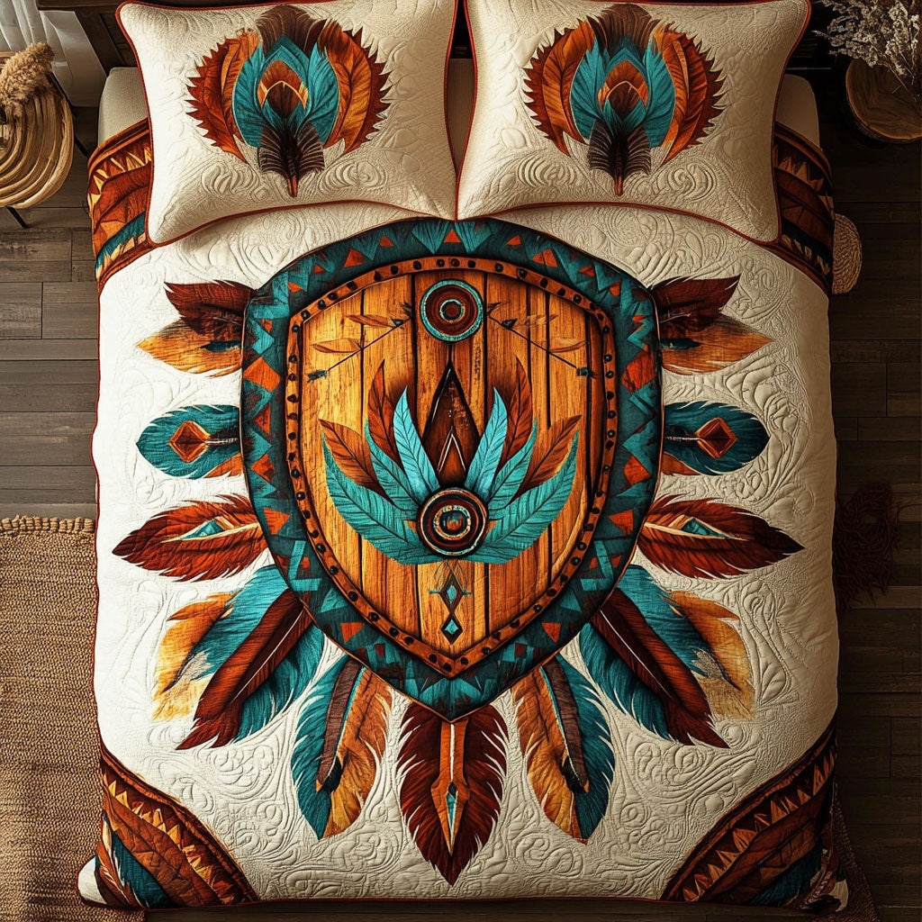 Native American Tribal Shield WU2502049CL Duvet Cover Set