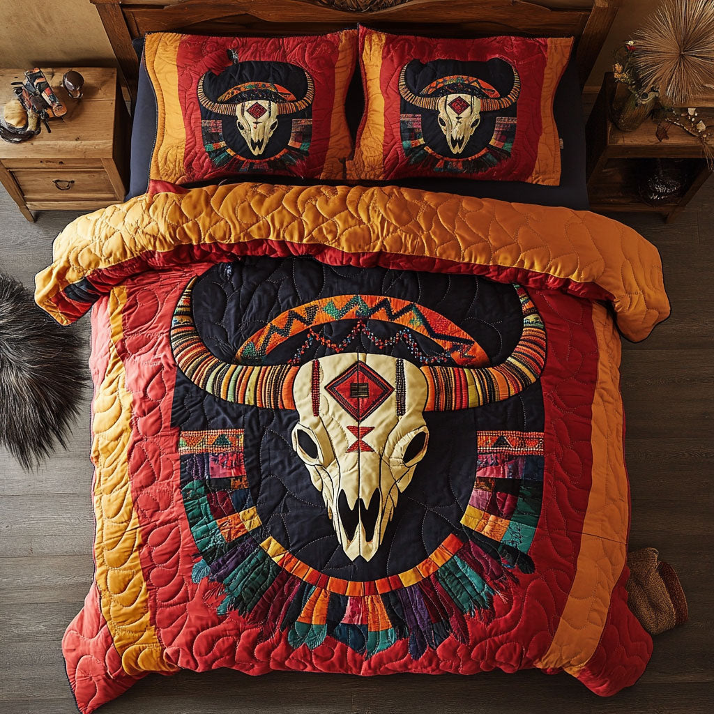 Native American Whispers Of the Buffalo Spirit WU1103007CL Duvet Cover Set