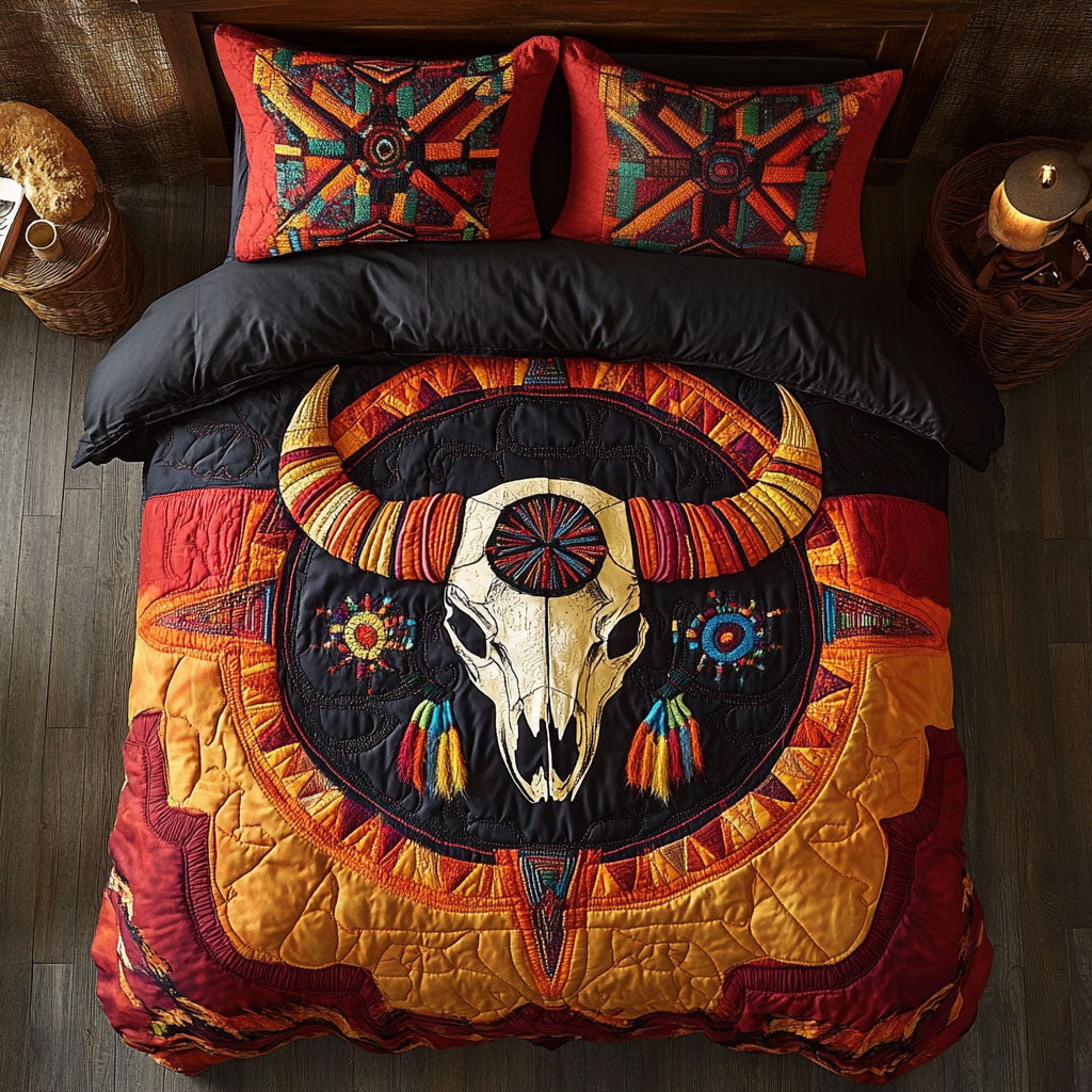 Native American Whispers Of the Buffalo Spirit WU1103008CL Duvet Cover Set