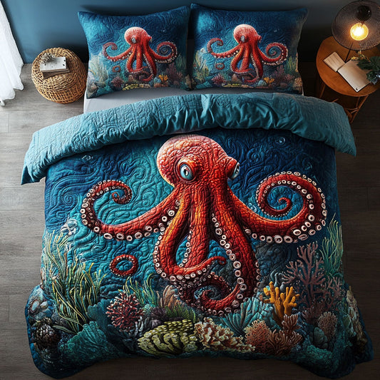 Octopus Mystic Ocean Embrace WU1703040CL Duvet Cover Set