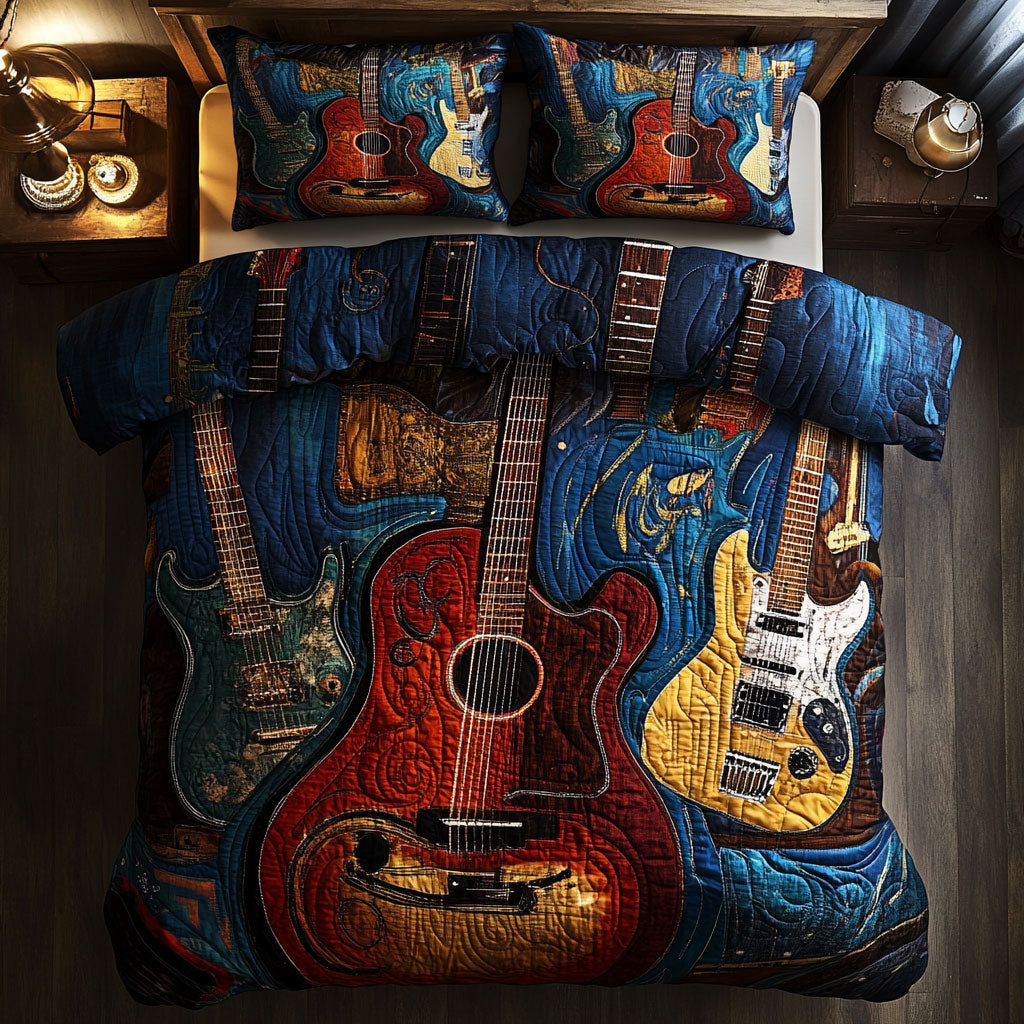 Old Guitar WU1702049CL Duvet Cover Set