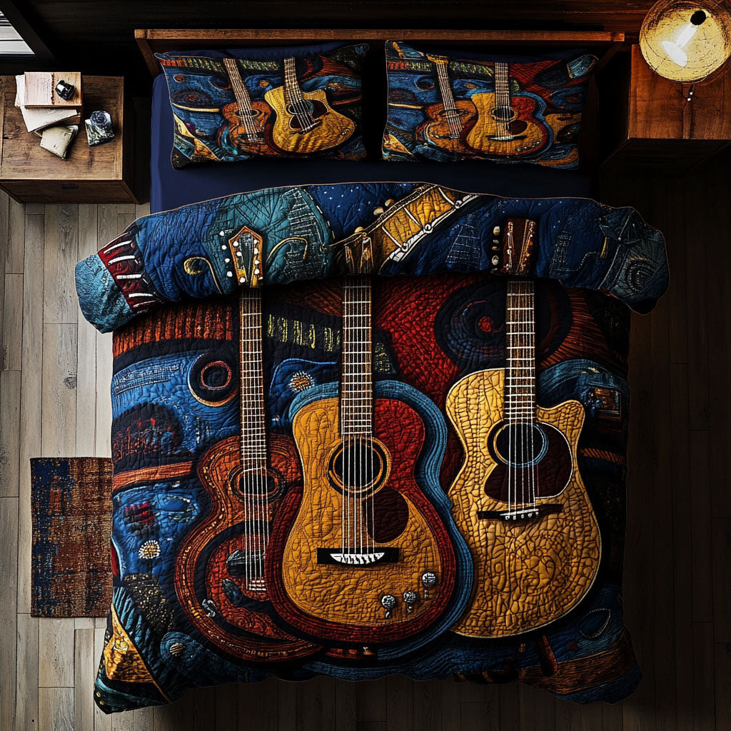 Old Guitar WU1702050CL Duvet Cover Set