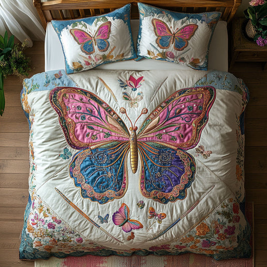 Pastel Butterfly WU0403052CL Duvet Cover Set