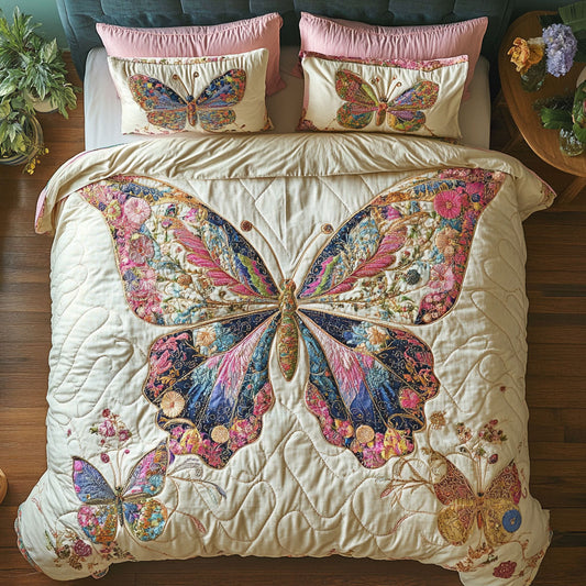 Pastel Butterfly WU0403056CL Duvet Cover Set