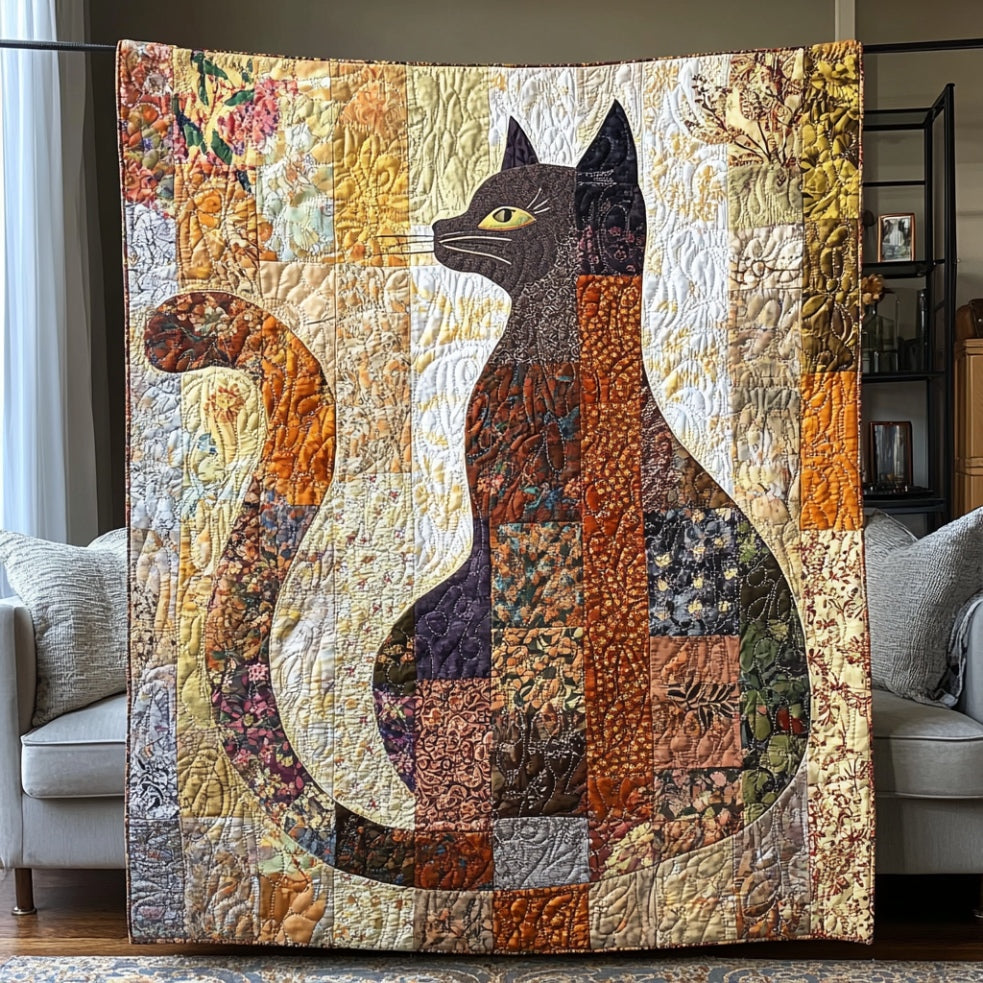 Patchwork Cat WU0401067CL Quilt