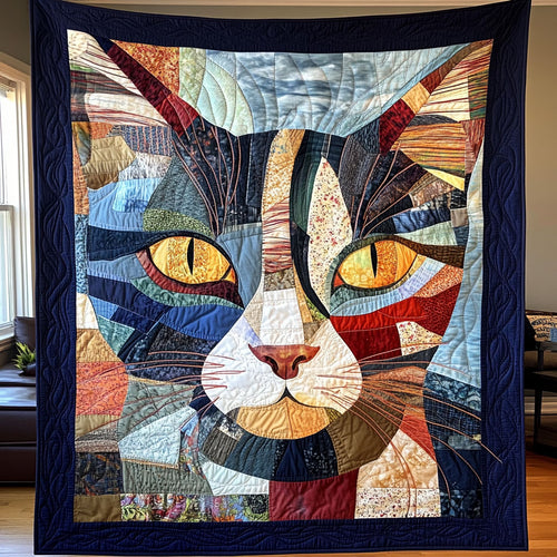 Patchwork Cat WU0503049CL Quilt