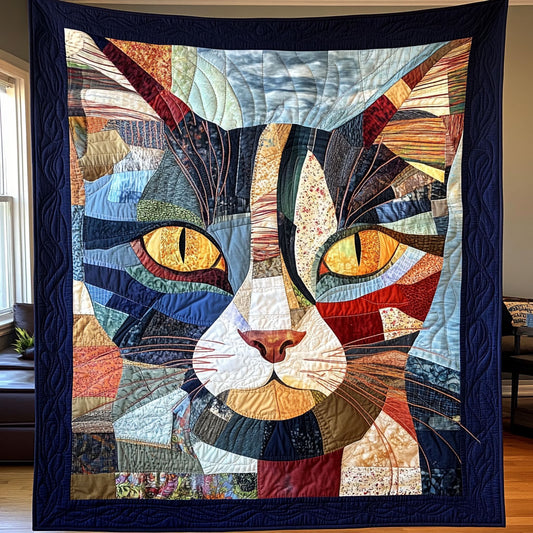 Patchwork Cat WU0503049CL Quilt