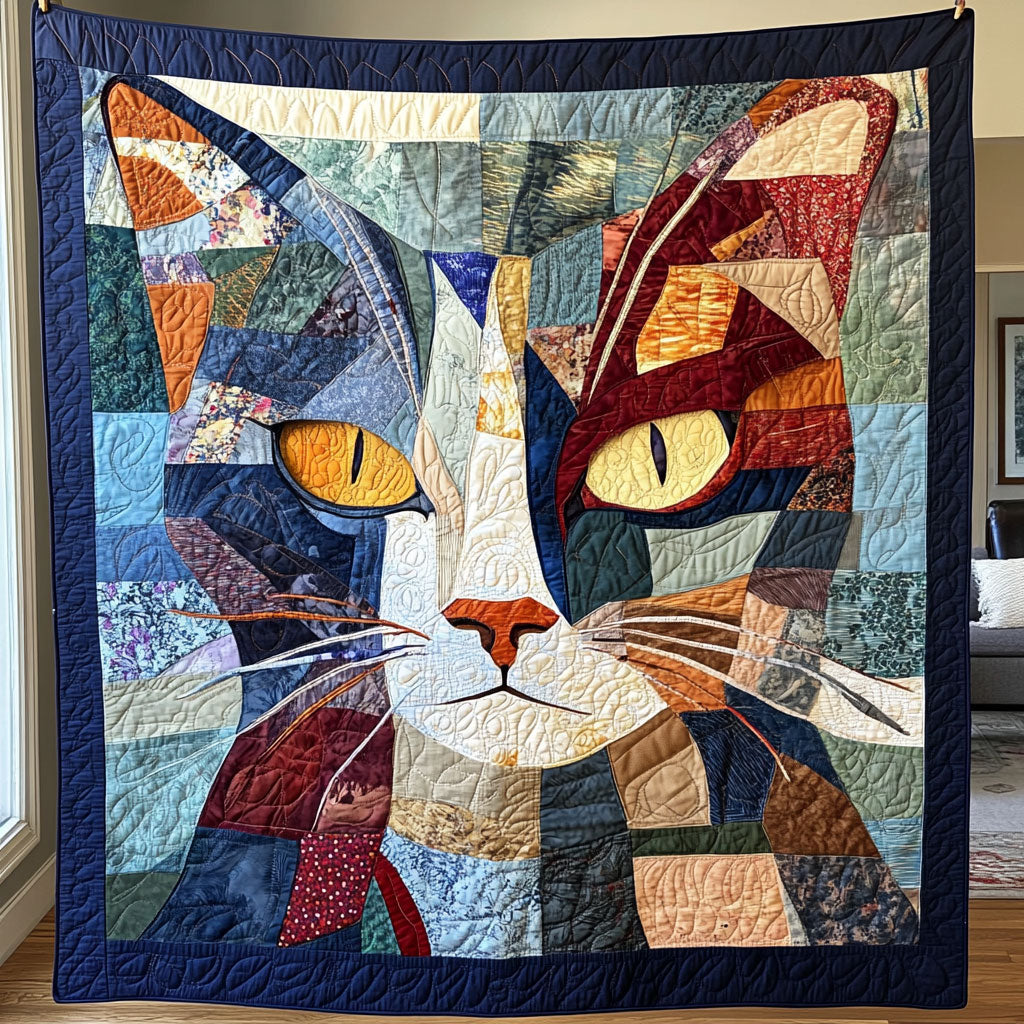 Patchwork Cat WU0503050CL Quilt