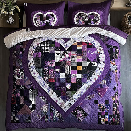 Patchwork Of The Heart WU1003034CL Duvet Cover Set