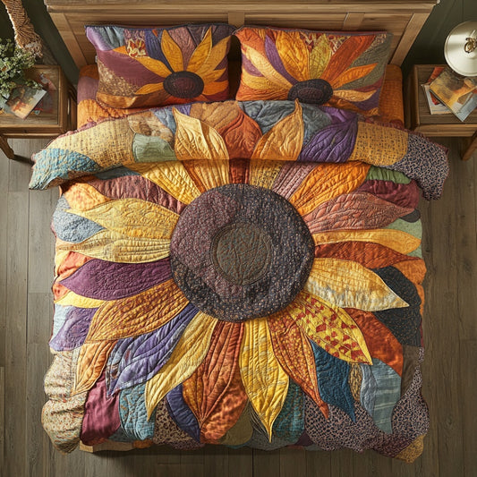 Patchwork Sunflower WU1701005CL Duvet Cover Set