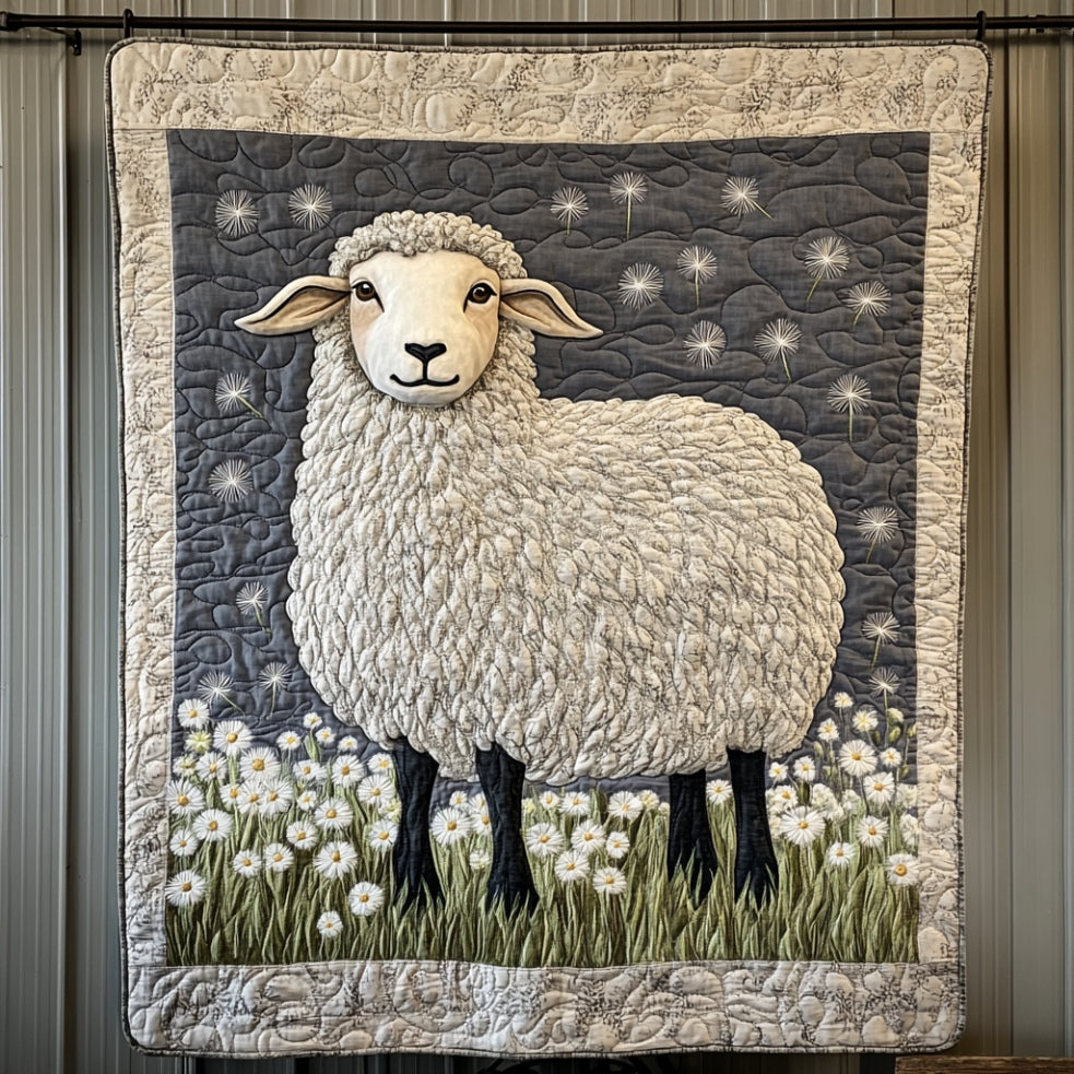 Peaceful Sheep WU0401105CL Quilt