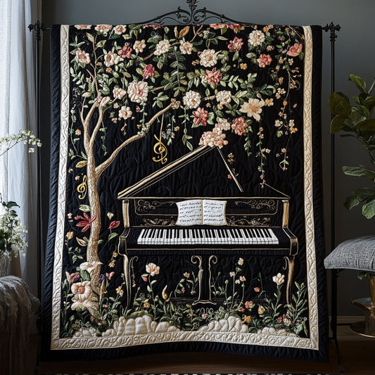 Piano In The Forest WU0401074CL Quilt