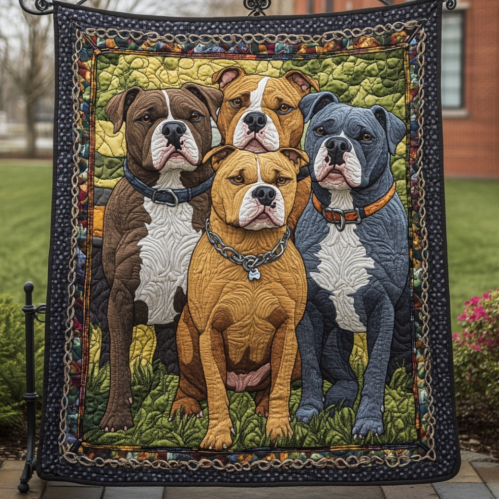 Pitbull Gang WU0401025CL Quilt