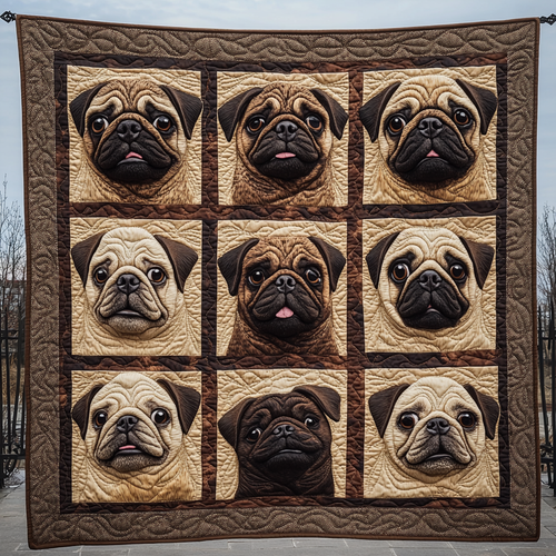 Pug WU1102002CL Quilt