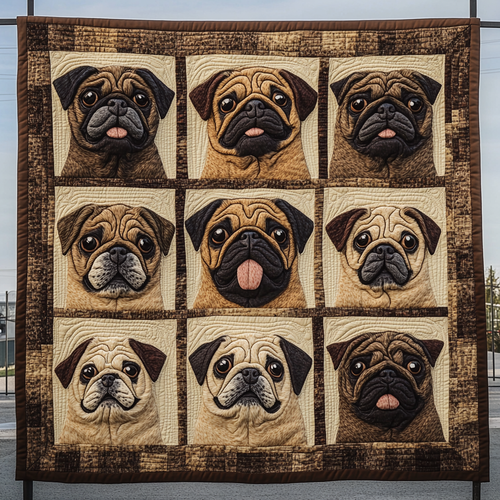 Pug WU1102003CL Quilt