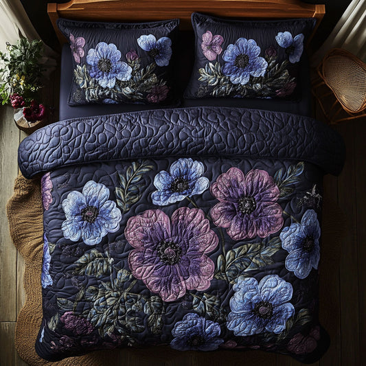 Purple Blooming WU0403081CL Duvet Cover Set