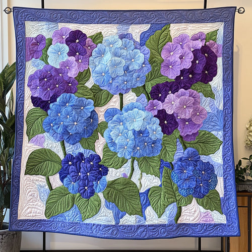 Purple Blooming WU0503065CL Quilt