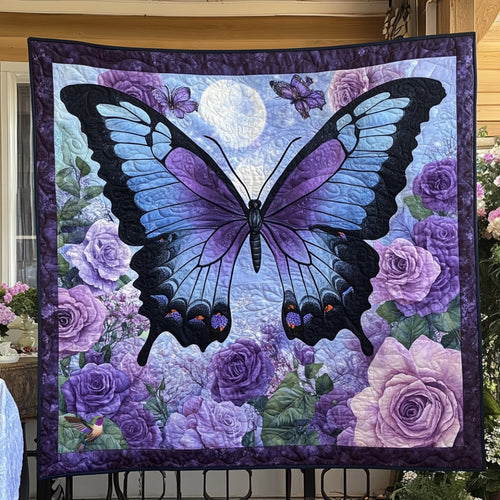 Purple Butterfly WU0401136CL Quilt