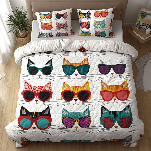 Purrfectly Cool Cat WU0703052CL Duvet Cover Set