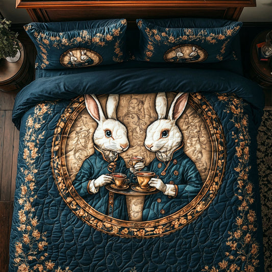 Rabbit Tinkered Teacups & Tailcoats WU1003046CL Duvet Cover Set