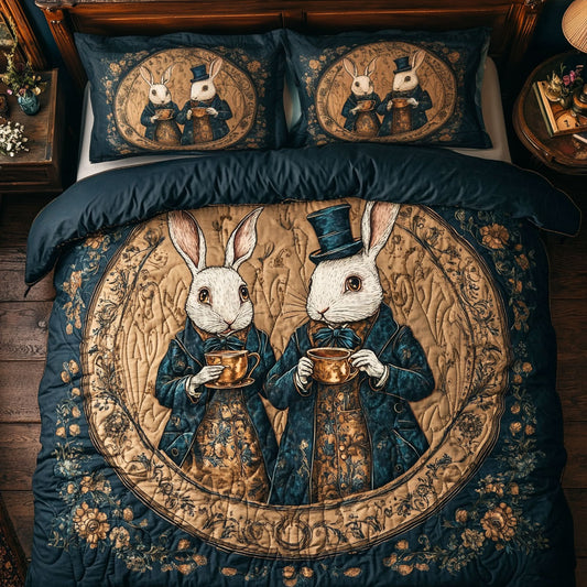 Rabbit Tinkered Teacups & Tailcoats WU1003047CL Duvet Cover Set