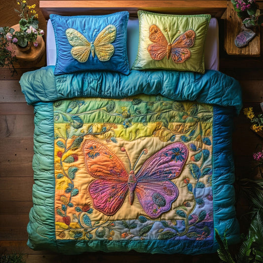 Rainbow Butterfly WU0403064CL Duvet Cover Set