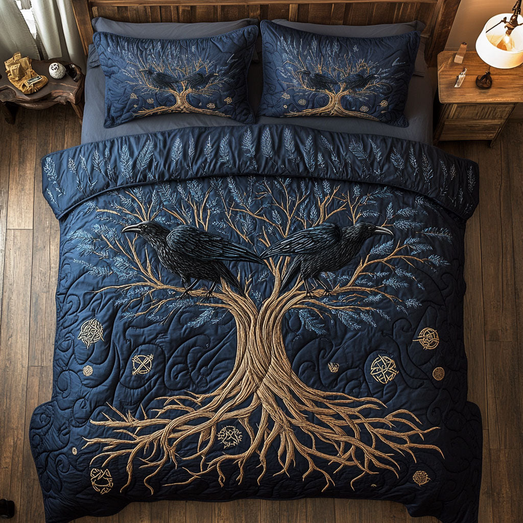 Raven Mystical Tree Of Life WU2602041CL Duvet Cover Set