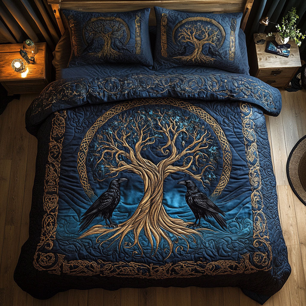 Raven Mystical Tree Of Life WU2602043CL Duvet Cover Set