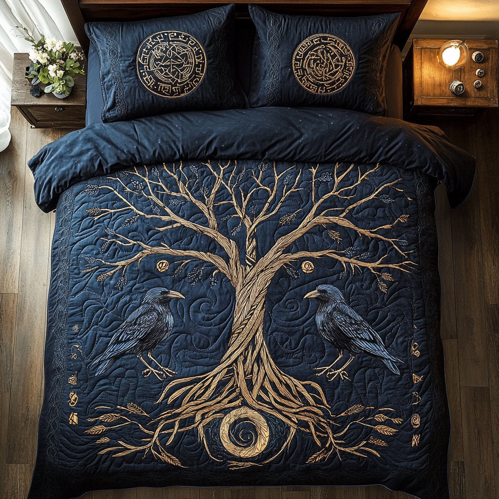 Raven Mystical Tree Of Life WU2602044CL Duvet Cover Set