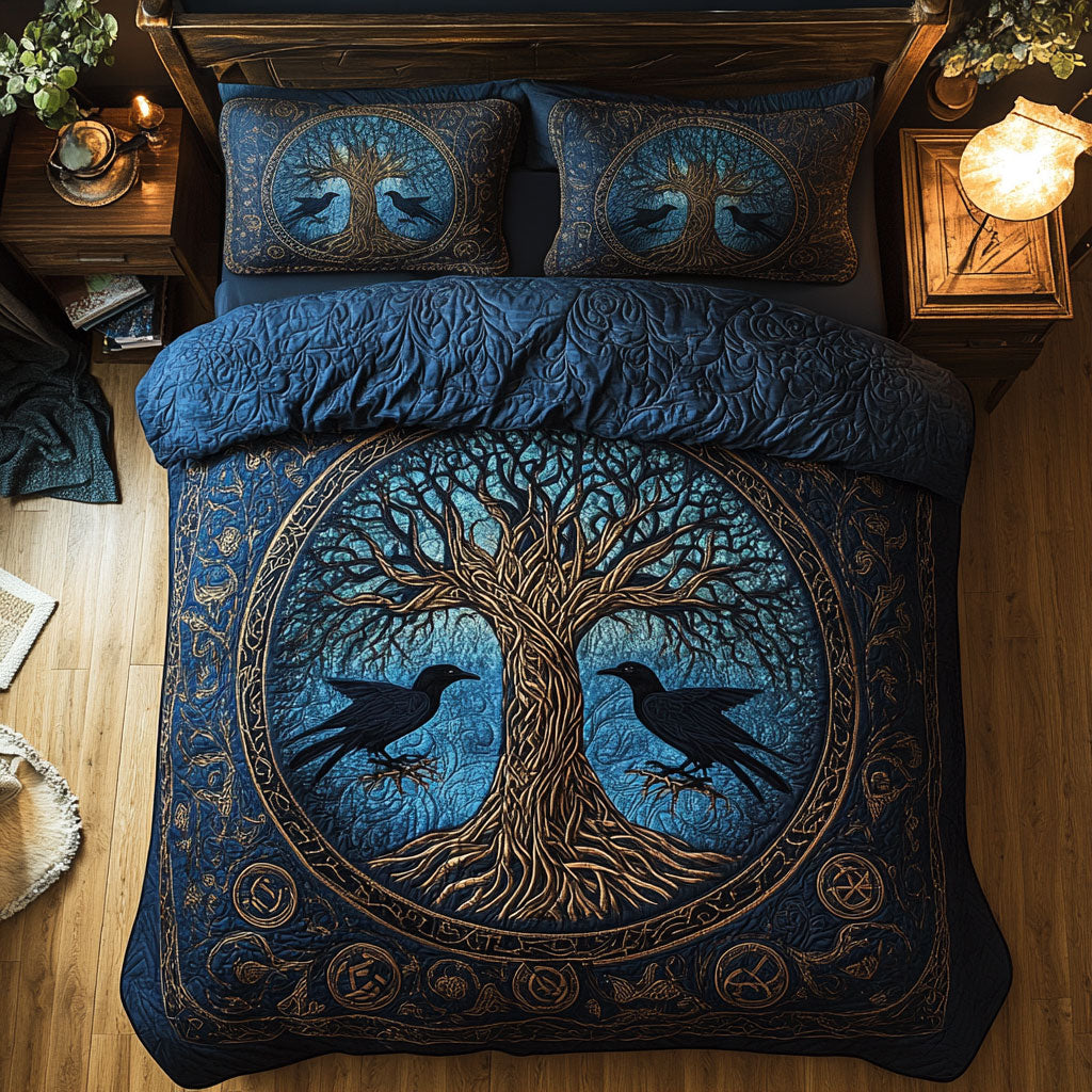 Raven Mystical Tree Of Life WU2602045CL Duvet Cover Set