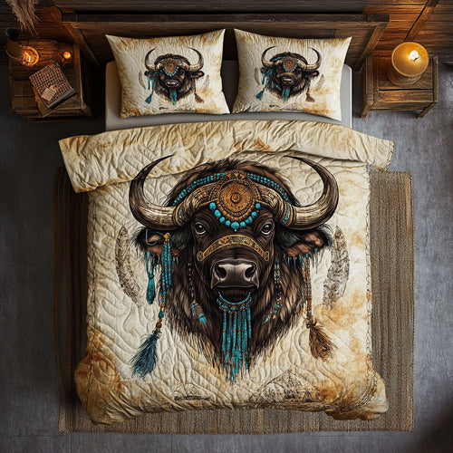 Regal Buffalo Guardian Of Ancient Winds WU0703035CL Duvet Cover Set