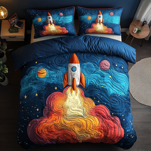 Rocket Celestial Ascent WU1103102CL Duvet Cover Set