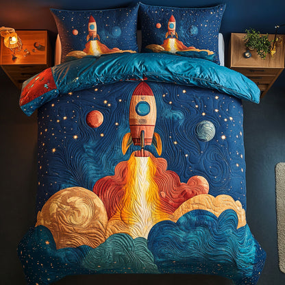 Rocket Celestial Ascent WU1103103CL Duvet Cover Set