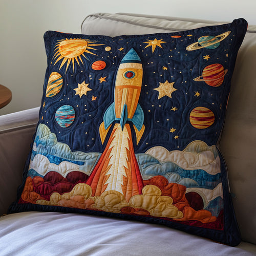 Rocket In The Galaxy WU1002010CL Quilt Pillow Case