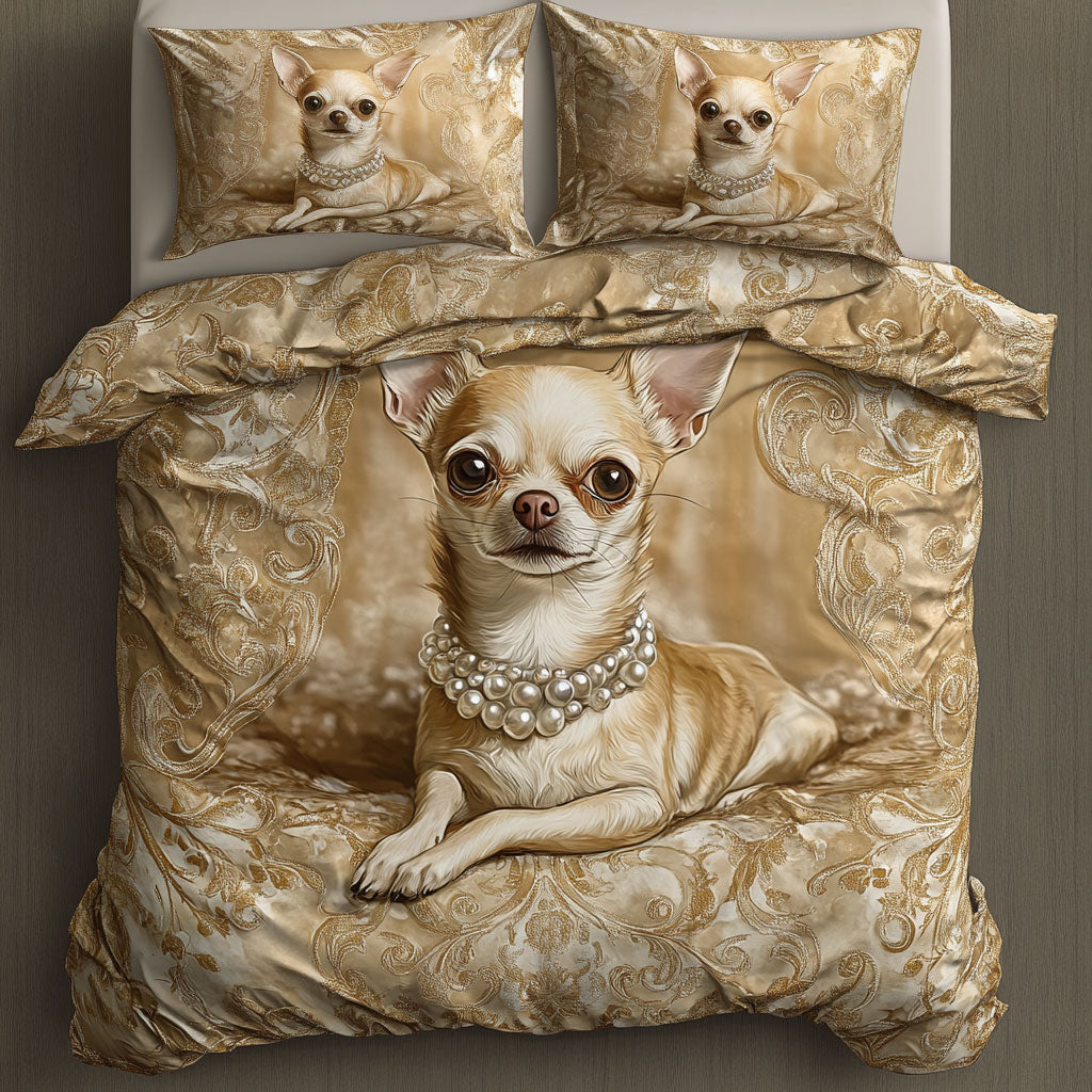 Royal Chihuahua WU0502064CL Duvet Cover Set