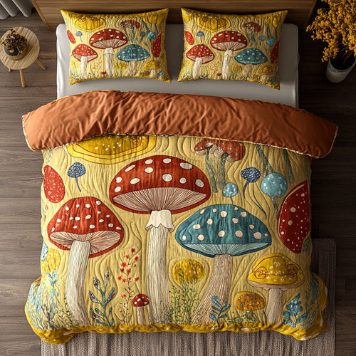 Rustic Mushroom WU0403003CL Duvet Cover Set