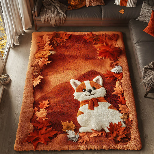 Rusty The Leaf Rover WJ1108025CL Area Rug