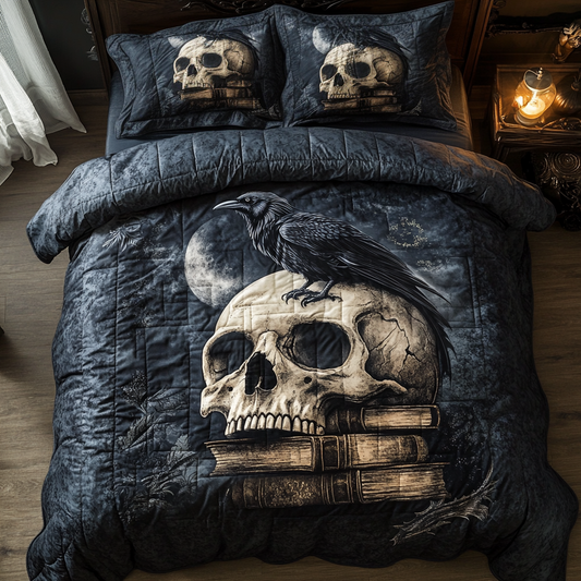 Skull And Raven WU1801031CL Duvet Cover Set