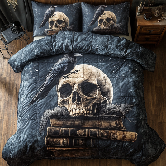 Skull And Raven WU1801032CL Duvet Cover Set