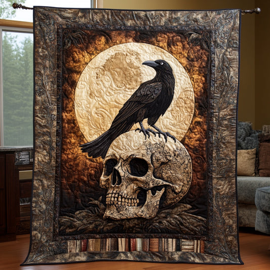 Skull And Raven WU1801077CL Quilt