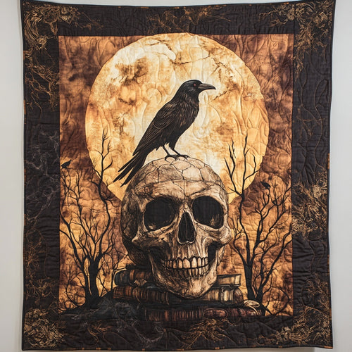 Skull And Raven WU1801079CL Quilt