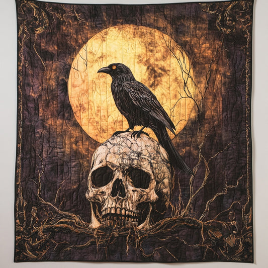 Skull And Raven WU1801081CL Quilt