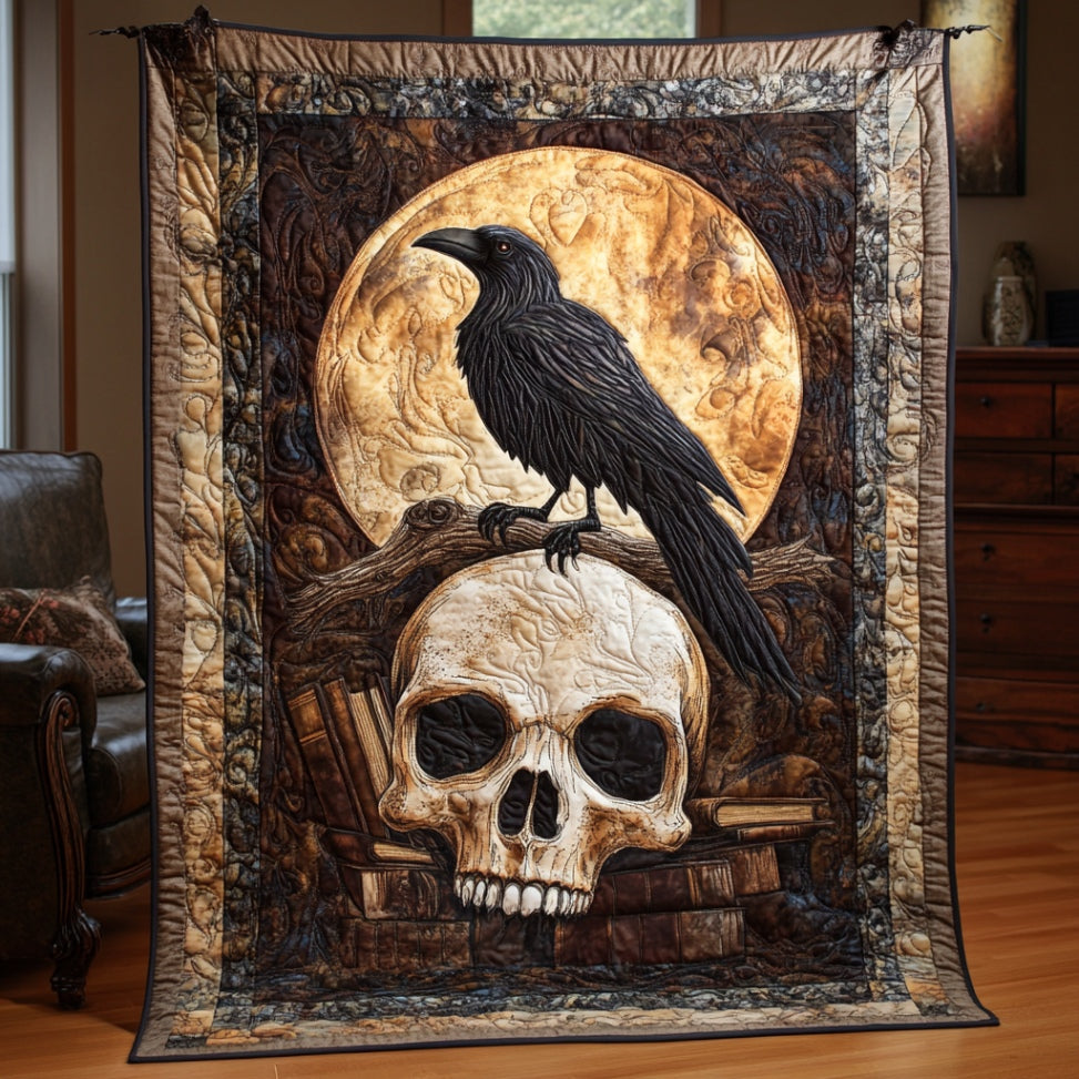 Skull And Raven WU1801082CL Quilt