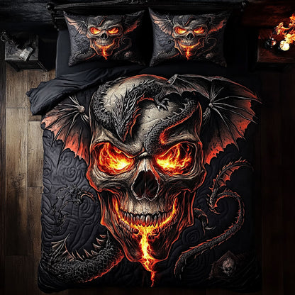 Skull Crowned In Darkness WU1103104CL Duvet Cover Set