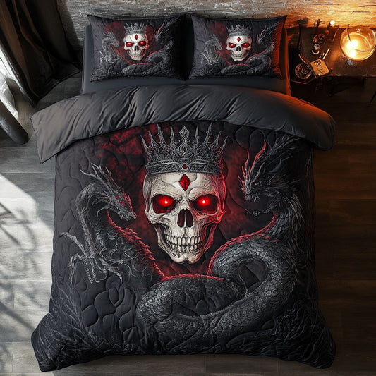 Skull Eclipse Of The Fallen King WU1103107CL Duvet Cover Set