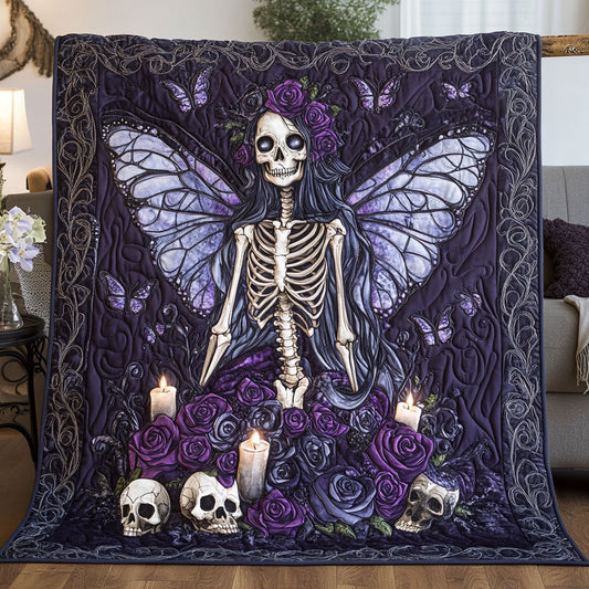 Skull Floral Phantom Empress WU1203004CL Quilt