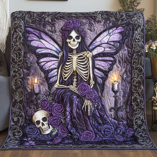 Skull Floral Phantom Empress WU1203006CL Quilt