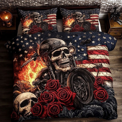 Skull Love The Race WU1003005CL Duvet Cover Set